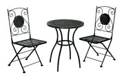 Outdoor patio 3pcs table and chairs set by Furniture of America additional picture 3
