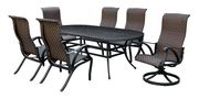 7pcs outside patio dining table set by Furniture of America additional picture 2