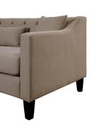 2pcs rounded light gray fabric sectional by Furniture of America additional picture 8