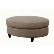 Taupe Contemporary Ottoman by Furniture of America additional picture 2