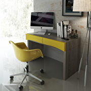 Contemporary gray / yellow low profile bed by Fenicia Spain additional picture 2
