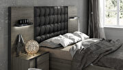 Stylish gray / black special order made bed additional photo 2 of 1