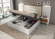 White / walnut ultra-contemporary bedroom set by Fenicia Spain additional picture 2