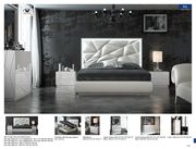 Spain-made contemporary white high gloss bedroom additional photo 2 of 14
