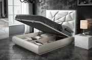Spain-made contemporary white high gloss king bed by Franco Spain additional picture 9