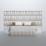 High led headboard stylish European king size bed by Franco Spain additional picture 6