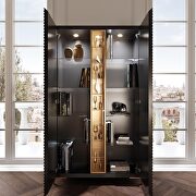 Black gloss Spain-made china in wave pattern additional photo 2 of 3