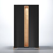 Black gloss Spain-made china in wave pattern additional photo 3 of 3