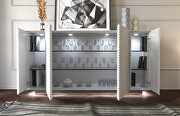 White gloss Spain-made buffet in white pattern by Franco Spain additional picture 2