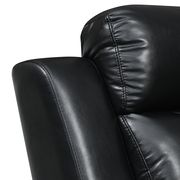 Black jewel embellished black power recline sofa by Global additional picture 9