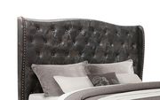 Modern tufted headboard platform king bed by Global additional picture 3