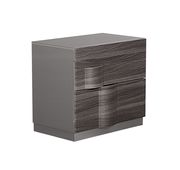 Modern gray/brown stylish nightstand by Global additional picture 2