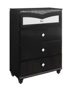 Black glossy art deco design chest by Global additional picture 2