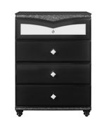 Black glossy art deco design chest by Global additional picture 3