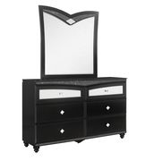 Black glossy art deco design dresser by Global additional picture 2