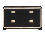 Black/gold glam style dresser by Global additional picture 2
