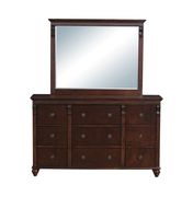 Classic mahogany finish style dresser by Global additional picture 2