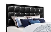 Black simplistic modern panel king bed by Global additional picture 2