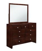 Merlot brown simplistic modern dresser by Global additional picture 2