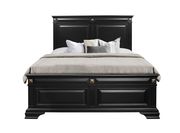 Antique black finish traditional full bed by Global additional picture 2