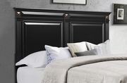 Antique black finish traditional king bed by Global additional picture 2