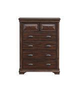 Rustic two-toned brown classic chest by Global additional picture 2