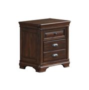 Rustic two-toned brown classic nightstand by Global additional picture 2