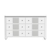 Elegant white / silver chic style dresser by Global additional picture 4
