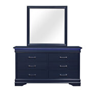 Rubberwood casual style blue dresser by Global additional picture 3