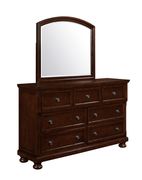 Rich brown finish traditional style dresser by Global additional picture 2