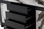 Black / white stylish contemporary buffet / server additional photo 5 of 5