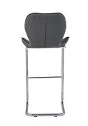 Set of 4 gray bar stools by Global additional picture 5