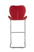 Set of 4 red bar stools by Global additional picture 4