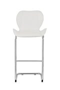 Set of 4 white bar stools by Global additional picture 3