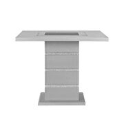 Contemporary bar height table w/ gems insert by Global additional picture 4