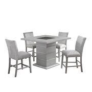 Contemporary bar height table w/ gems insert by Global additional picture 7