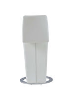 Pair of white z-shaped bar stools by Global additional picture 4