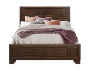 Brown finish casual style full size bed by Global additional picture 6