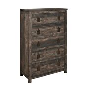 Weathered rustic finish casual style chest additional photo 4 of 3