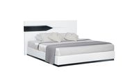 White/gray ultra-modern platform bed additional photo 4 of 4