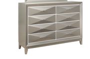 Geometric diamond motiff champagne dresser by Global additional picture 3