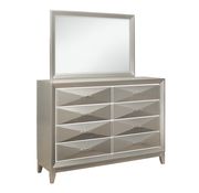 Geometric diamond motiff champagne dresser by Global additional picture 4