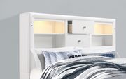 Rubberwood storage king bed w/ plenty of drawers by Global additional picture 4