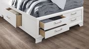 Rubberwood storage king bed w/ plenty of drawers by Global additional picture 5