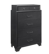 Rubberwood chest in gray by Global additional picture 3