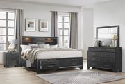Rubberwood storage full bed w/ plenty of drawers by Global additional picture 9