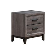 Gray contemporary style casual nightstand by Global additional picture 2