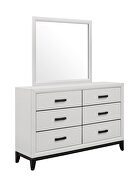 White contemporary style casual dresser additional photo 3 of 2