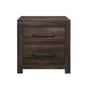 Dark oak finish traditional bed by Global additional picture 6