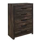 Dark oak finish traditional chest by Global additional picture 4